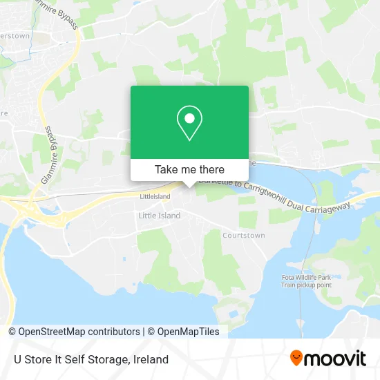 U Store It Self Storage map