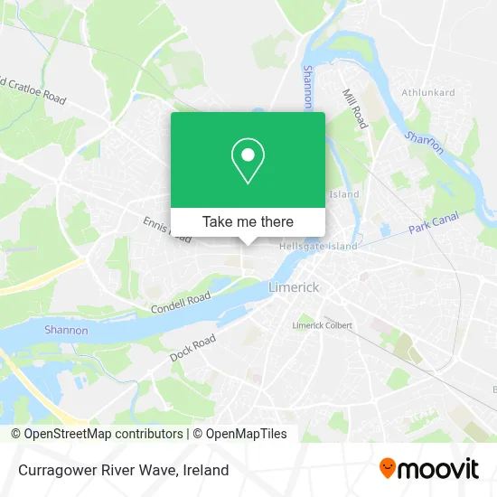 Curragower River Wave map