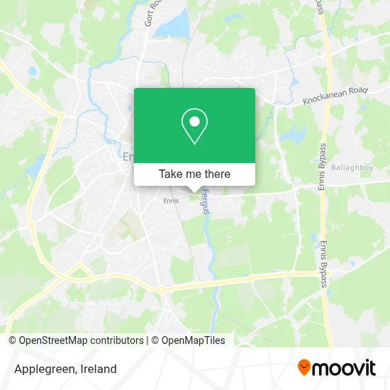 Applegreen map