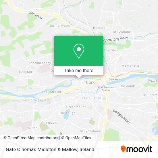Gate Cinemas Midleton & Mallow map