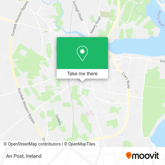 An Post map