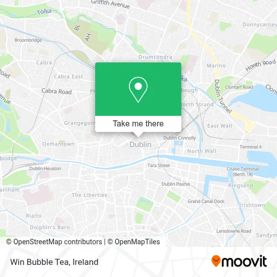 Win Bubble Tea map