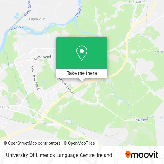 University Of Limerick Language Centre map