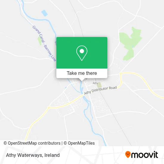Athy Waterways map