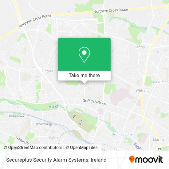 Secureplus Security Alarm Systems map