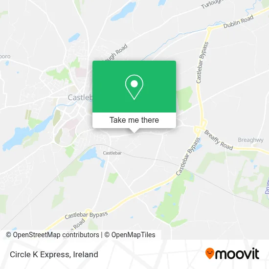 Circle K Express map