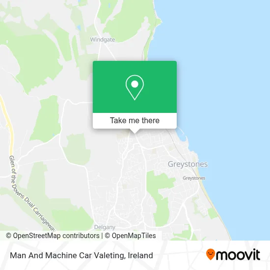 Man And Machine Car Valeting map