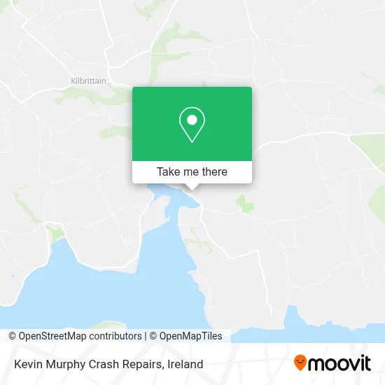 Kevin Murphy Crash Repairs map
