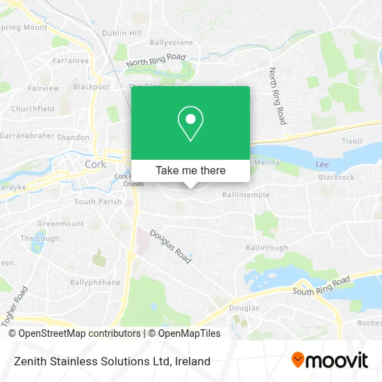 Zenith Stainless Solutions Ltd map