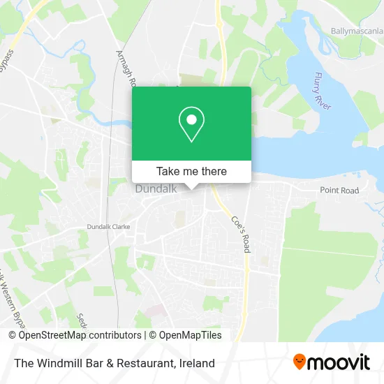 The Windmill Bar & Restaurant map