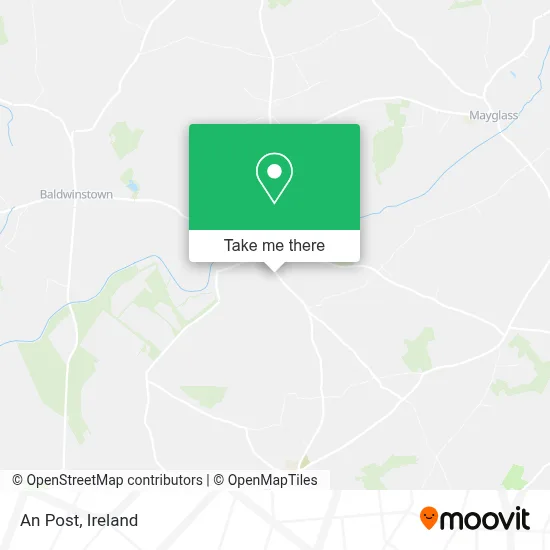 An Post map