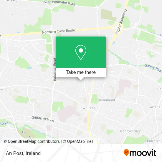 An Post map