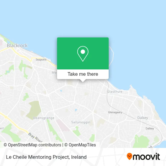 Le Cheile Mentoring Project map