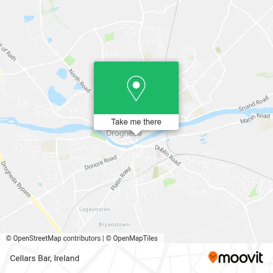 Cellars Bar map