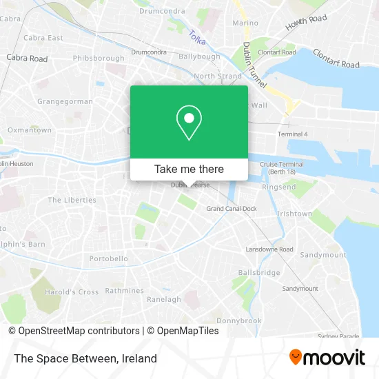 The Space Between map