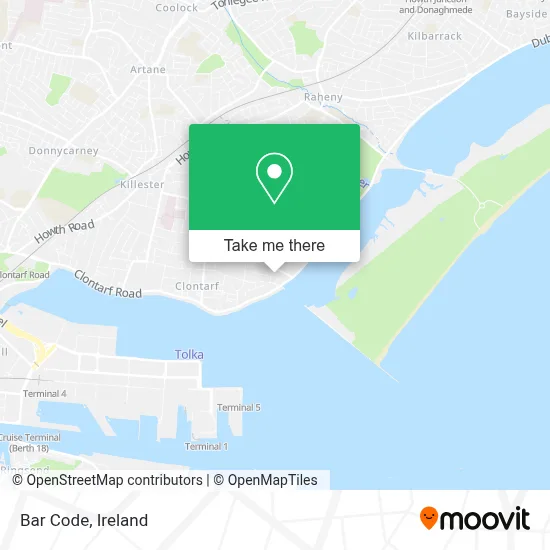 Bar Code map