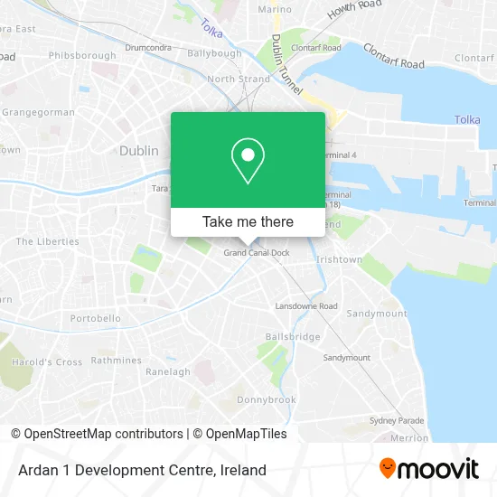 Ardan 1 Development Centre map
