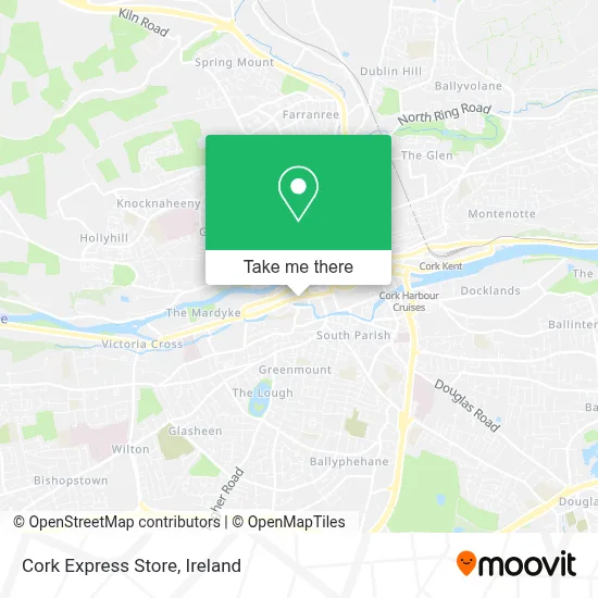 Cork Express Store map