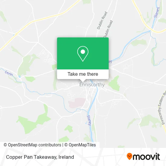 Copper Pan Takeaway map