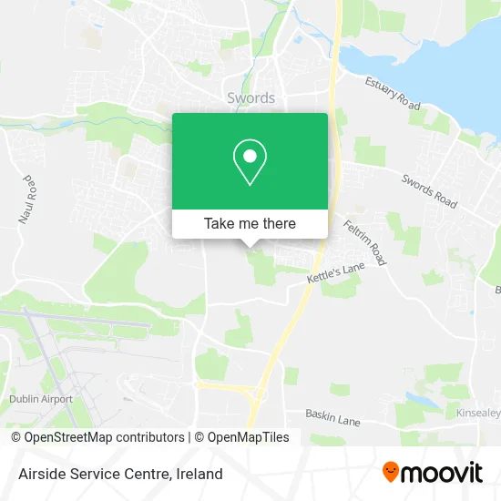 Airside Service Centre map
