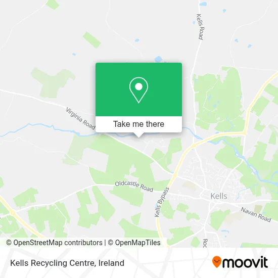 Kells Recycling Centre map