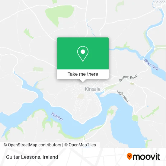 Guitar Lessons map