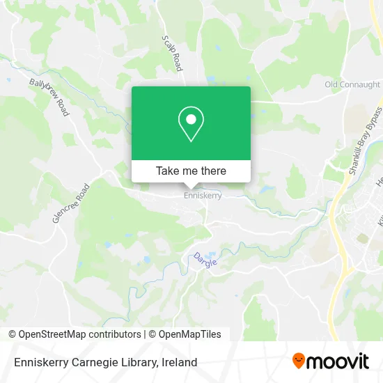 Enniskerry Carnegie Library map