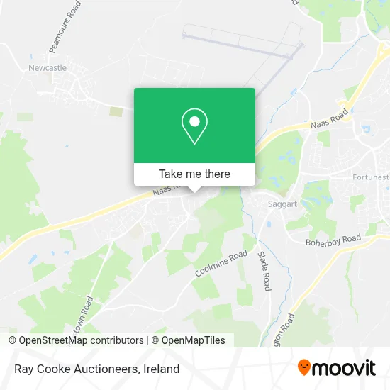 Ray Cooke Auctioneers map