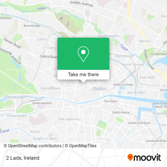 2 Lads map