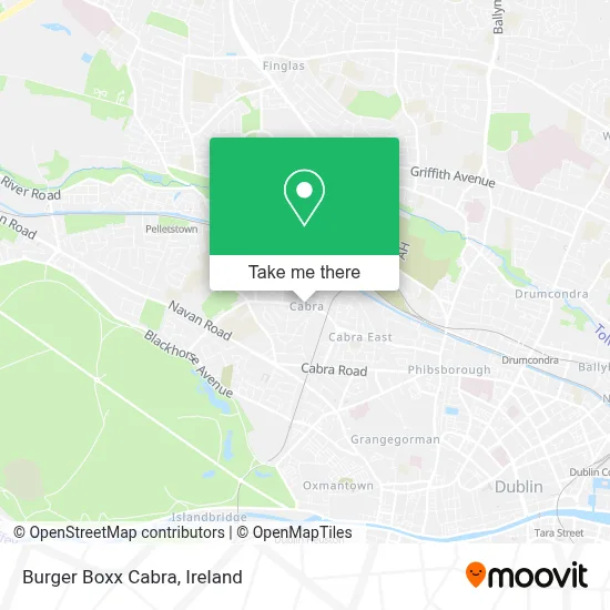 Burger Boxx Cabra map