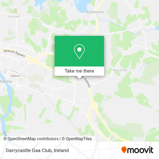 Garrycastle Gaa Club map