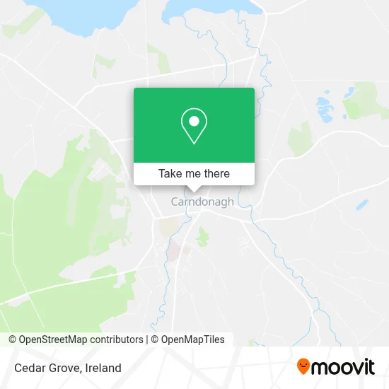 Cedar Grove map