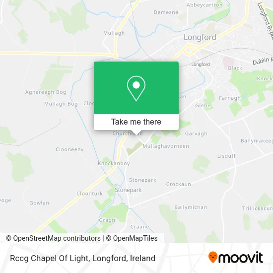 Rccg Chapel Of Light, Longford map