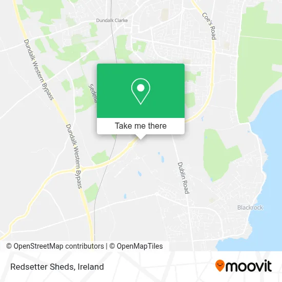 Redsetter Sheds map