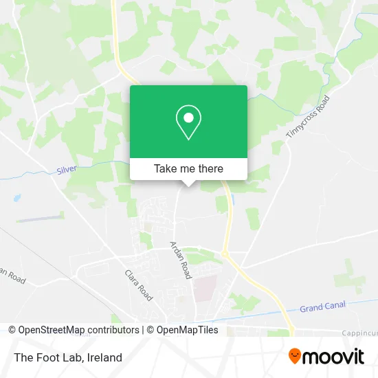 The Foot Lab map