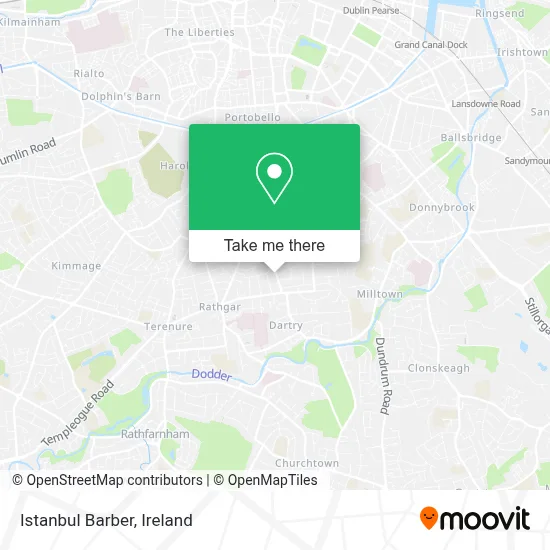 Istanbul Barber map