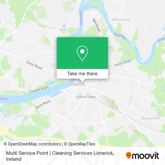 Multi Service Point | Cleaning Services Limerick map