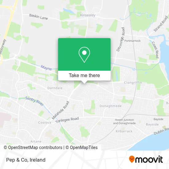 Pep & Co map