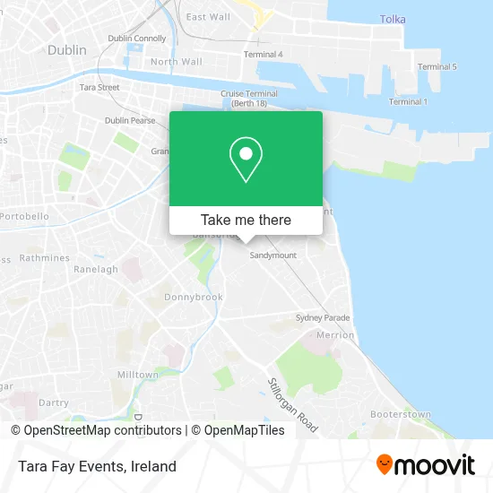 Tara Fay Events map
