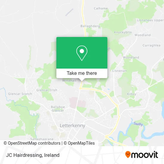 Jc Hairdressing map