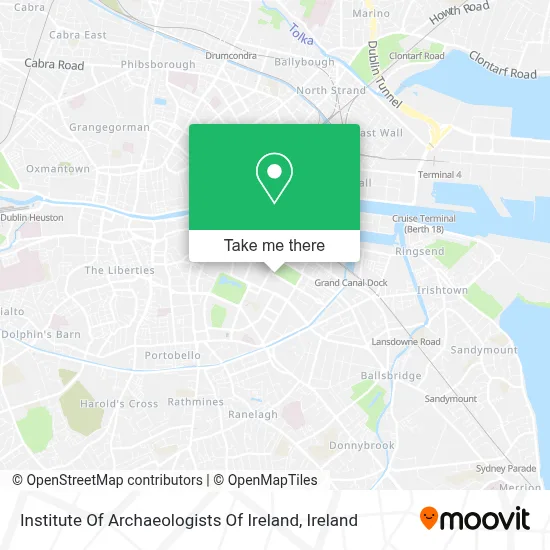 Institute Of Archaeologists Of Ireland map