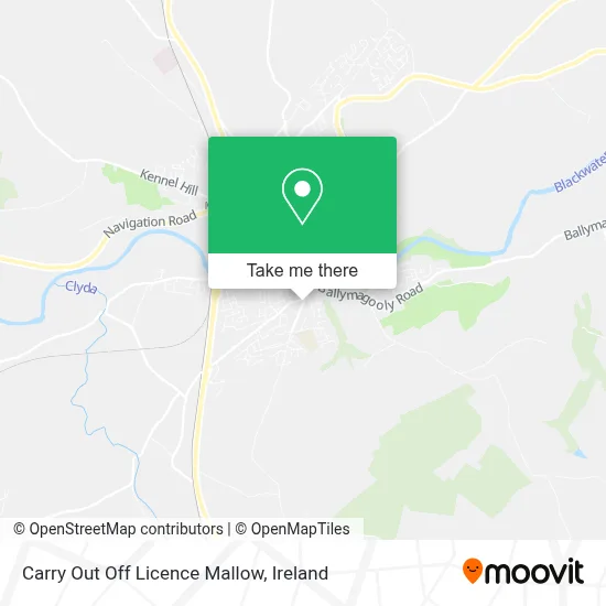 Carry Out Off Licence Mallow map