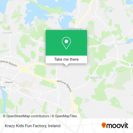 Krazy Kids Fun Factory map