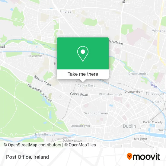 Post Office map