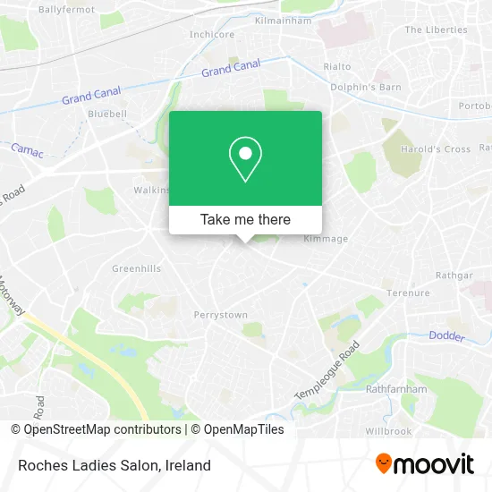 Roches Ladies Salon map