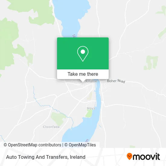 Auto Towing And Transfers map