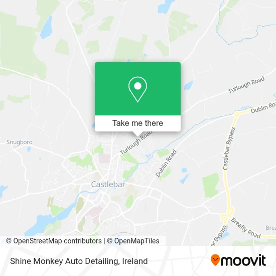 Shine Monkey Auto Detailing map