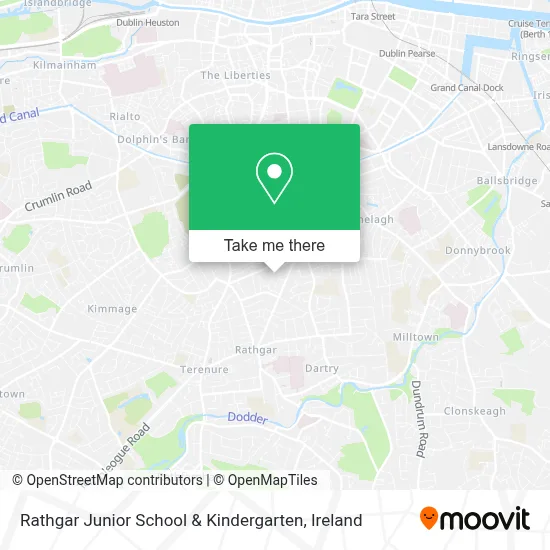 Rathgar Junior School & Kindergarten map