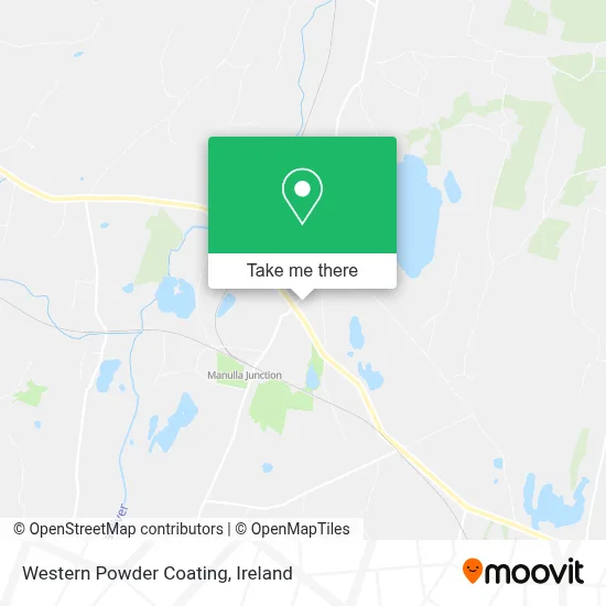 Western Powder Coating map