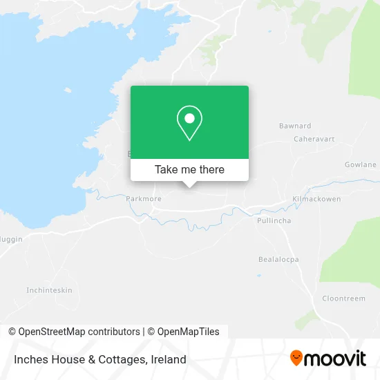 Inches House & Cottages map